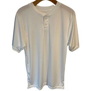 Holloway Dry Excel White Short Sleeve Polo Shirt Small